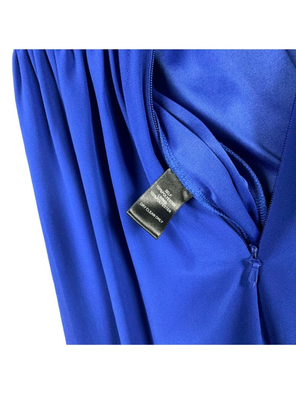 Lulus Maxi Dress Size Medium Heavenly Hues Royal Blue V Neck Fully lined - Picture 12 of 16